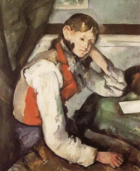 Paul Cezanne Boy in a Red Waistcoat China oil painting art